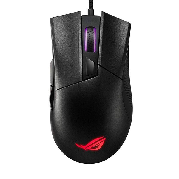 ASUS ROG Gladius II Core Lightweight Ergonomic Optical Gaming Mouse, vystavený, záruka 21 mesiacov