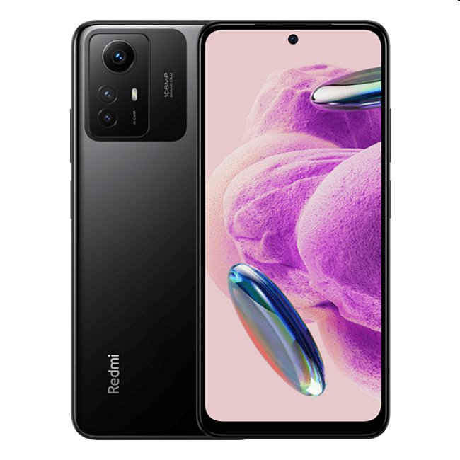 Xiaomi Redmi Note 12S, 8/256GB, black, použitý, záruka 12 mesiacov