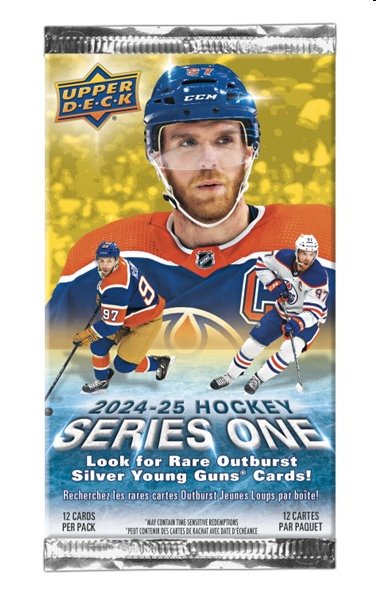 2024-25 Upper Deck Series 1 Hockey Retail Balíček Kariet