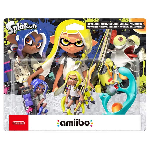 amiibo Splatoon 3 3-pack (Octoling, Inkling, Smallfry), použitý, záruka 12 mesiacov