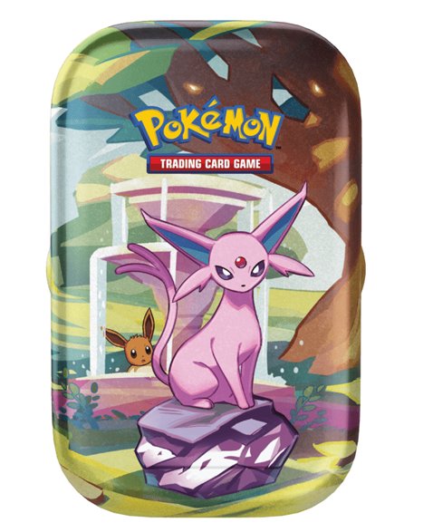 Kartová hra Pokémon TCG: Scarlet & Violet Prismatic Evolutions Mini Tin Espeon (Pokémon)