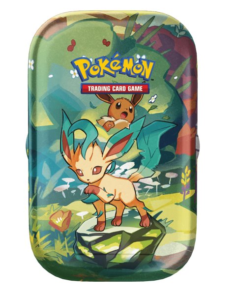 Kartová hra Pokémon TCG: Scarlet & Violet Prismatic Evolutions Mini Tin Leafeon (Pokémon)