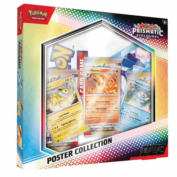 Kartová hra Pokémon TCG: Scarlet & Violet Prismatic Evolutions Poster Collection (Pokémon)