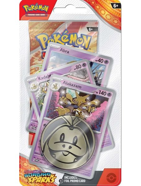 Kartová hra Pokémon TCG: Scarlet & Violet Surging Sparks Checklane Blister Alakazam