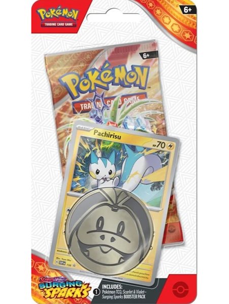 Kartová hra Pokémon TCG: Scarlet & Violet Surging Sparks Checklane Blister Pachirisu (Pokémon)