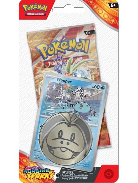 Kartová hra Pokémon TCG: Scarlet & Violet Surging Sparks Checklane Blister Wooper (Pokémon)