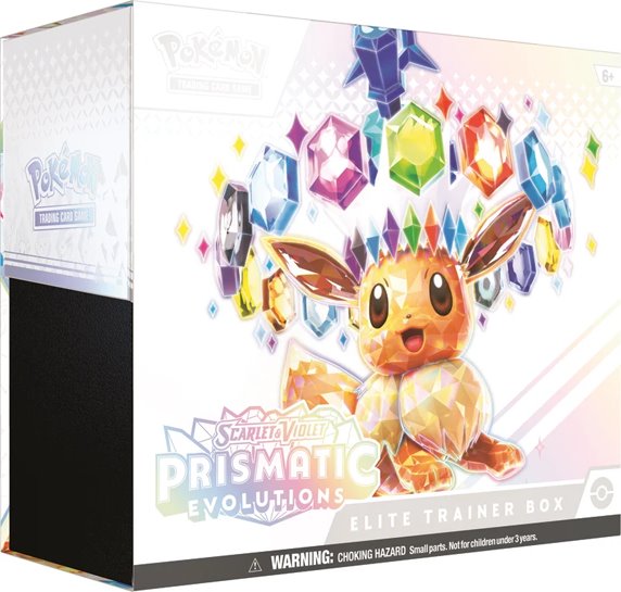 Kartová hra TCG: Scarlet & Violet Prismatic Evolutions Elite Trainer Box (Pokémon)