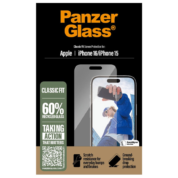 Ochranné sklo PanzerGlass pre Apple iPhone 15/16