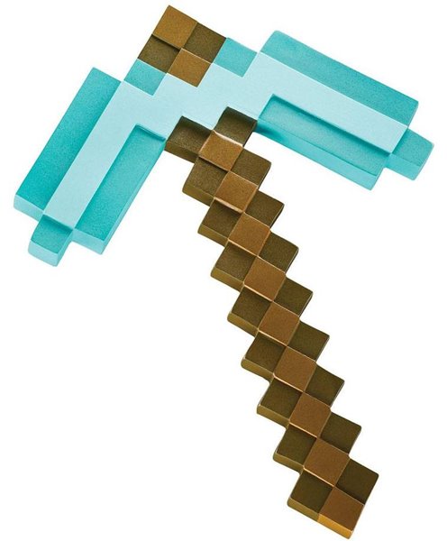 Replika Diamond Sekera (Minecraft) 51 cm