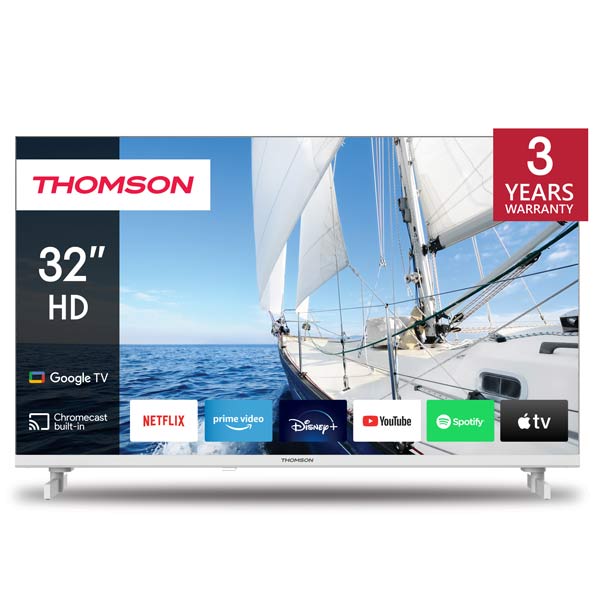 Thomson 32HG2S14 HD Google TV, biela