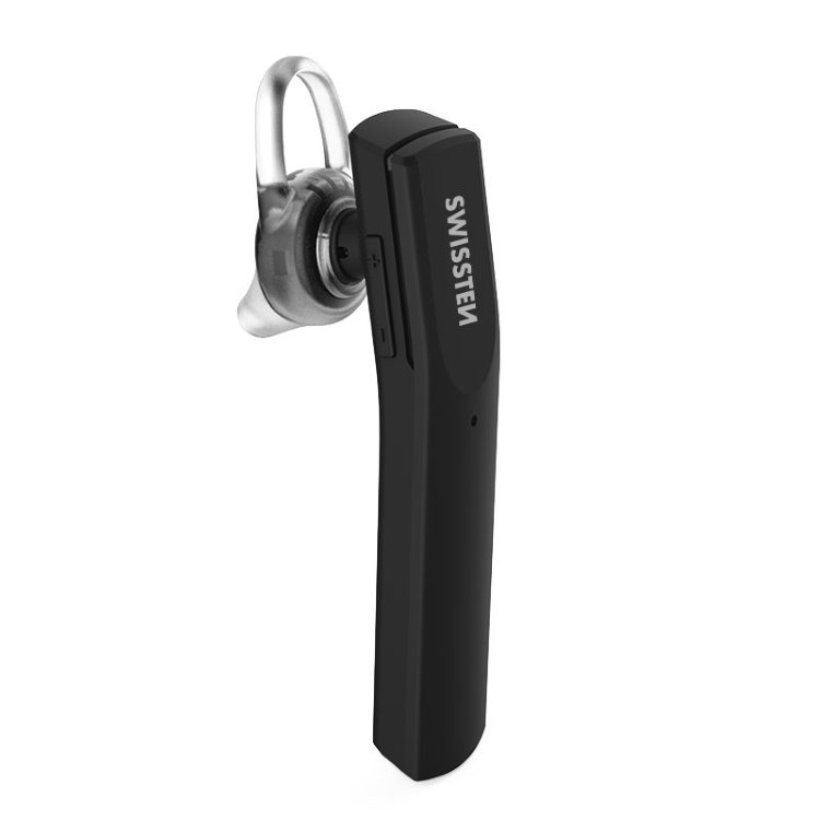Bluetooth mono slúchadlá Swissten UltraLight UL-9, čierne 51105000