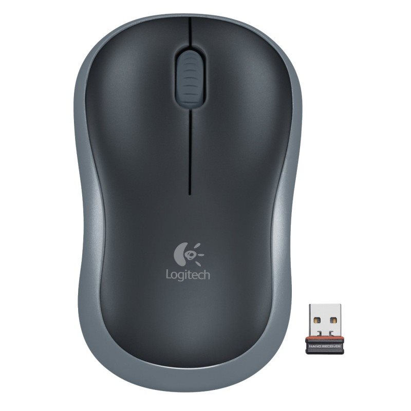 Kancelárska myš Logitech bezdrôtová myš M185, Swift Grey