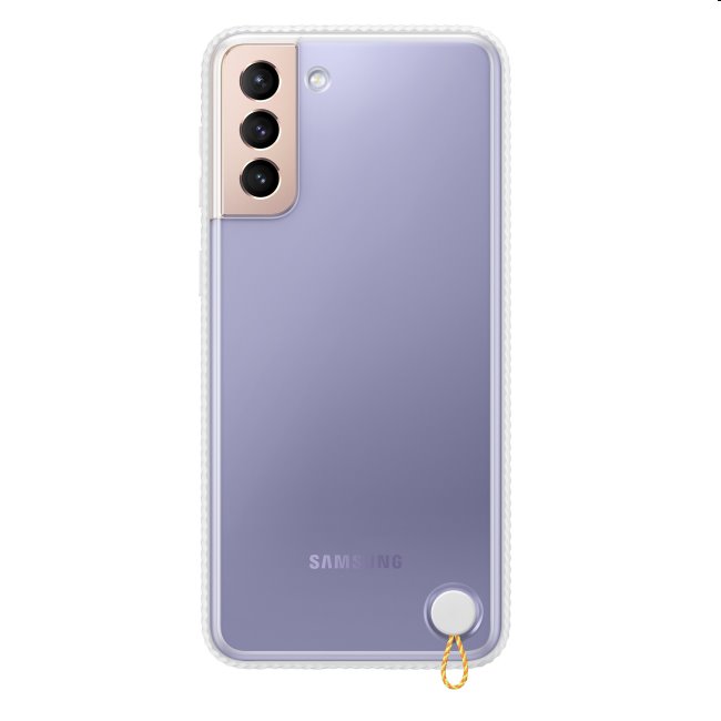 Puzdro Clear Protective Cover pre Samsung Galaxy S21 Plus, white
