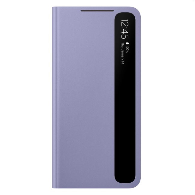 Puzdro Clear View Cover pre Samsung Galaxy S21 Plus - G996B, violet (EF-ZG996C)