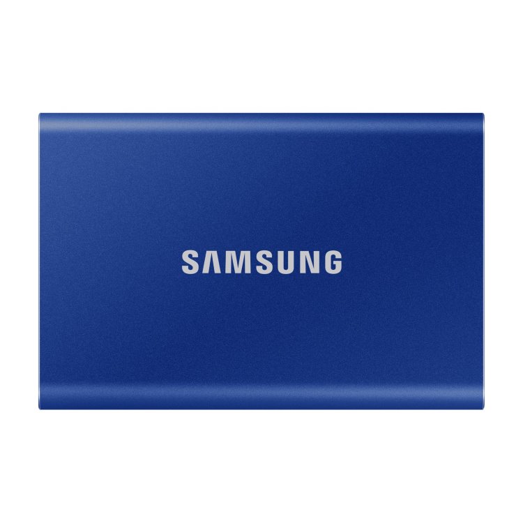 Samsung SSD disk T7, 500 GB, USB 3.2, modrá