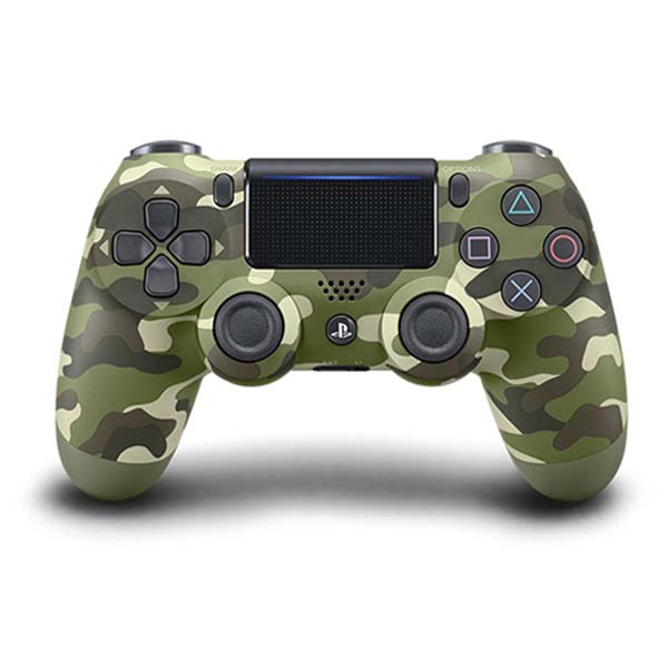 Bezdrôtový ovládač  Sony DualShock 4 v2, green camouflage