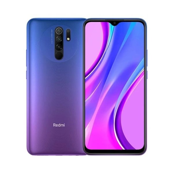 Xiaomi Redmi 9, 4/64GB, ružová/modrá, Trieda A - použité, záruka 12 mesiacov