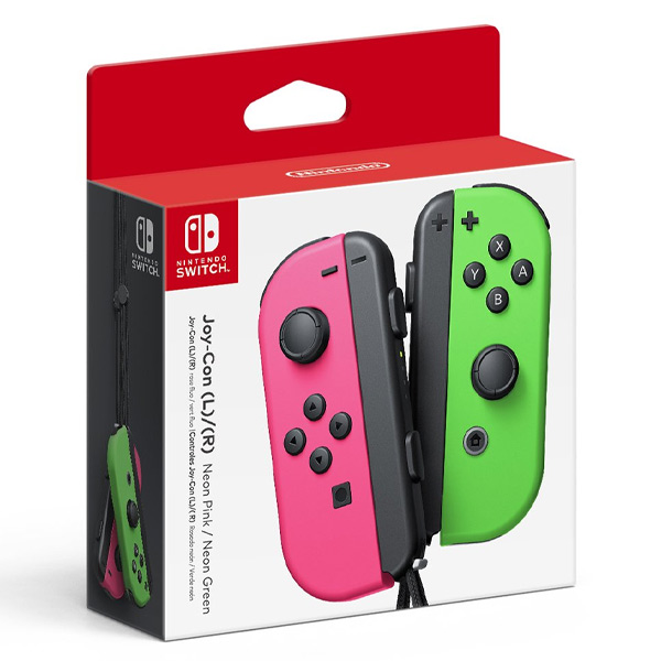 Ovládače Nintendo Joy-Con, neónovo zelený / neónovo ružový