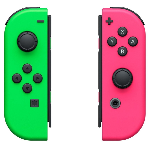 Ovládače Nintendo Joy-Con, neónovo zelený / neónovo ružový