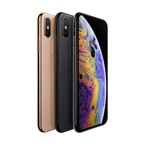 iPhone Xs, 512GB, strieborná