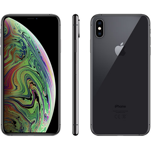 iPhone Xs Max, 64GB, kozmická sivá