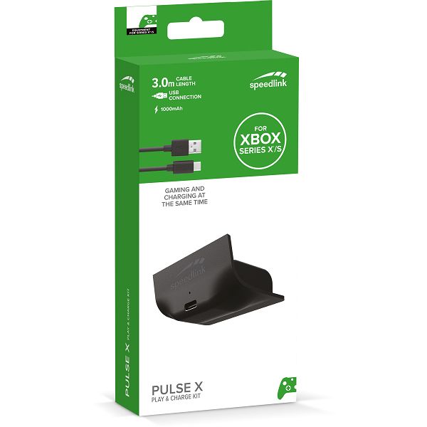 Nabíjačka Speedlink Pulse X Play & Charge Kit pre Xbox Series X, black Nabíjačka Speedlink Pulse X Play & Charge Kit pre Xbox Series X, black