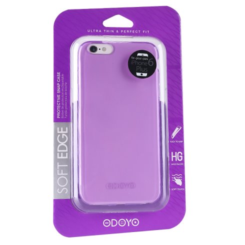 Odoyo kryt Soft Edge pre iPhone 6 Plus/6s Plus, iris purple