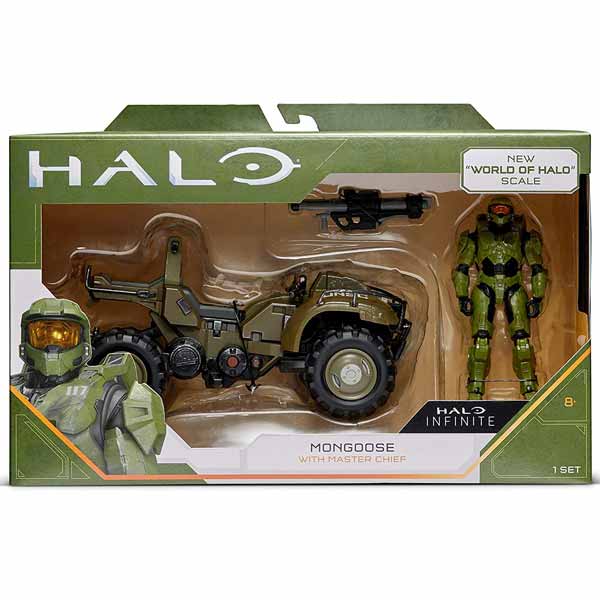 Figúrka Mongoose Vehicle With Master Chief (Halo)