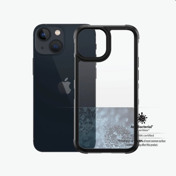 Zadný kryt PanzerGlass SilverBullet ClearCase AB pre Apple iPhone 13 mini, čierna