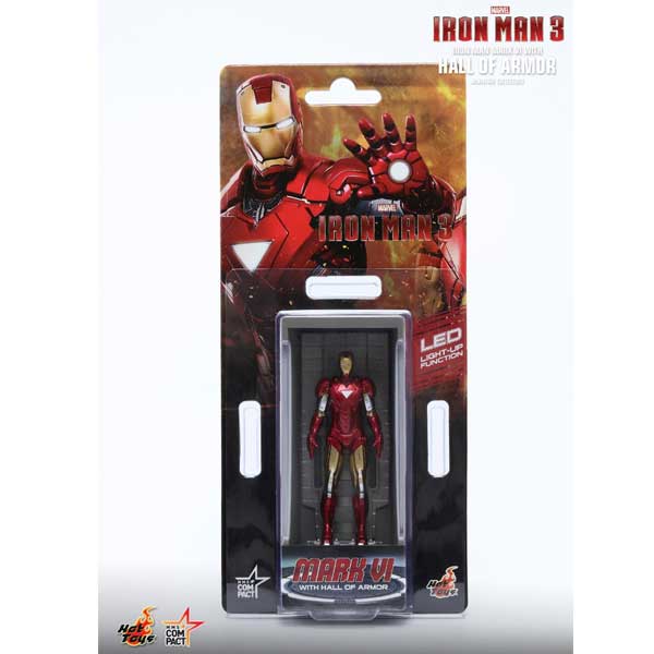 Figúrka Marvel Iron Man 3 Mark 6 with Hall of Armor