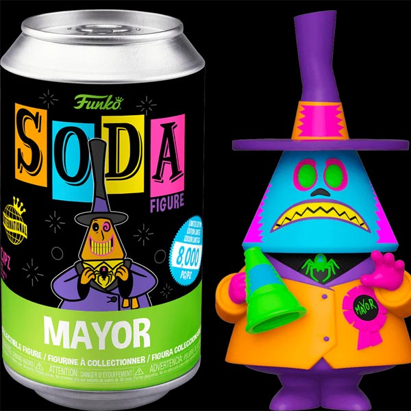 POP! The Nightmare Before Christmas Mayor Blacklight Soda Figure (Disney) CHASE