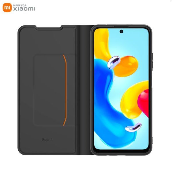 Knižkové puzdro Made for Xiaomi pre Xiaomi Redmi Note 11/11s, čierna Knižkové puzdro Made for Xiaomi pre Xiaomi Redmi Note 11/11s, čierna