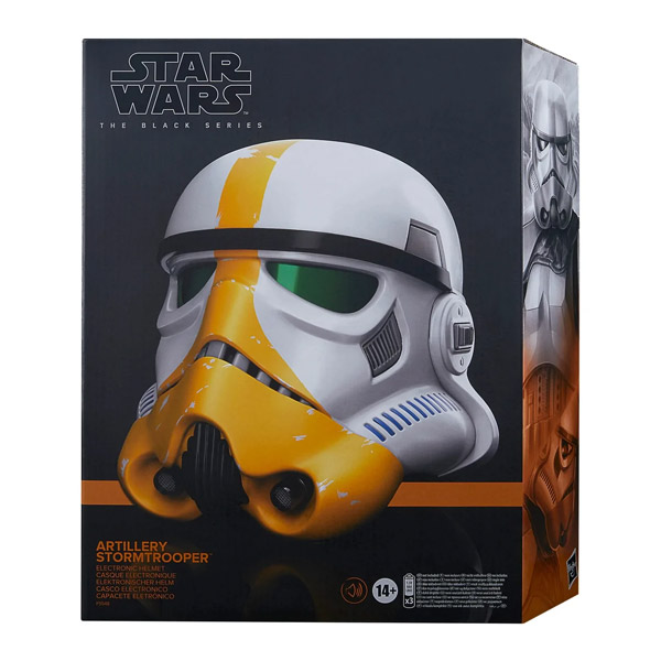 Star Wars The Black Series Artillery Stormtrooper Premium Electronic Helmet