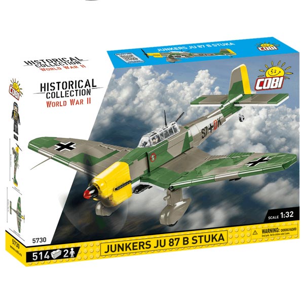 Cobi World War II lietadlo Junkers JU-87 B "Stuka"