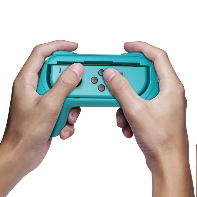 iPega gamepad Grip pre Nintendo Joy-Con ovládače, modrý/červený (2ks)