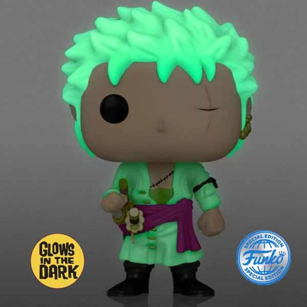 POP! Animation: Roronoa Zoro (One Piece) Special Edition (Glows in The Dark)