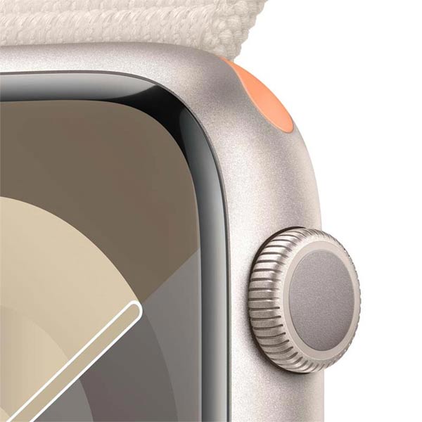 Apple Watch Series 9 GPS 45mm hviezdna biela , hliníkové puzdro so športovým remienkom hviezdna biela
