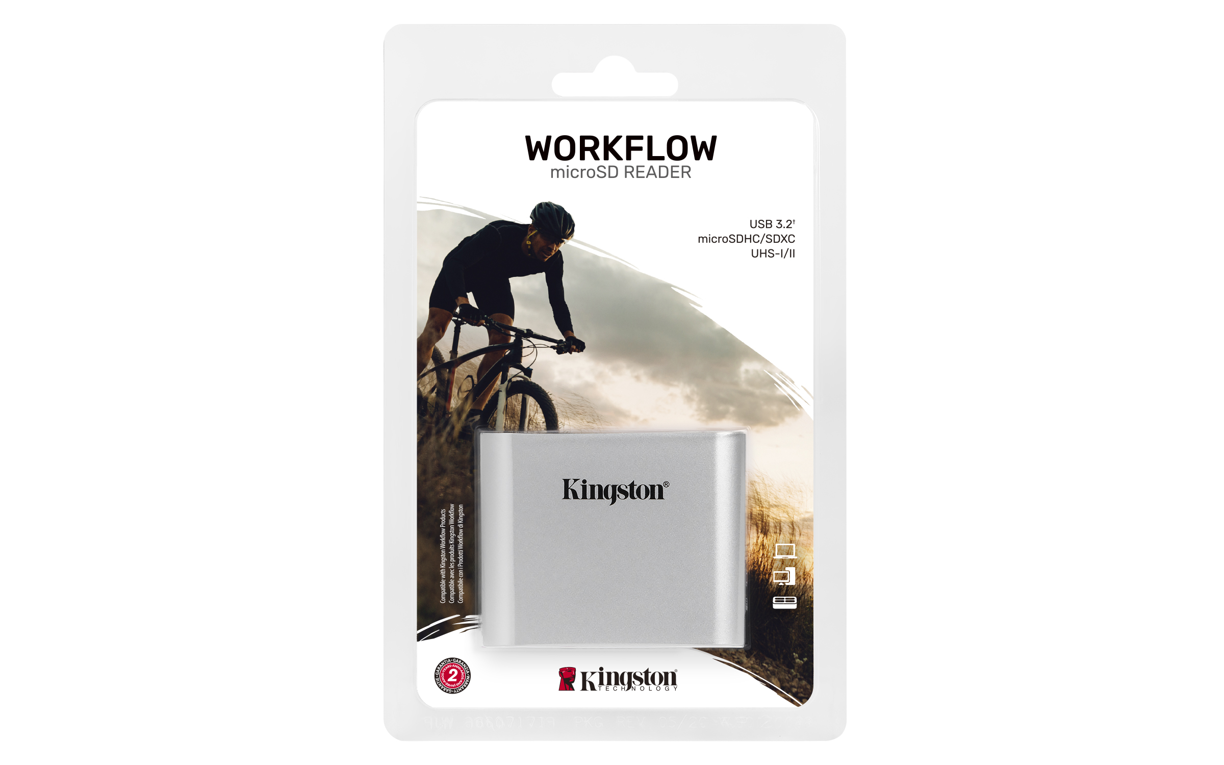 Čítačka pamäťových kariet Kingston Workflow, USB 3.2