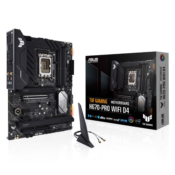 ASUS TUF GAMING H670-PRO WIFI D4 soc 1700 H670 DDR4 ATX HDMI DP