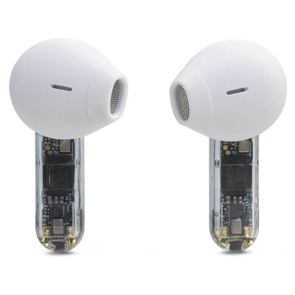 JBL Tune Flex bezdrôtové slúchadlá, ghost white