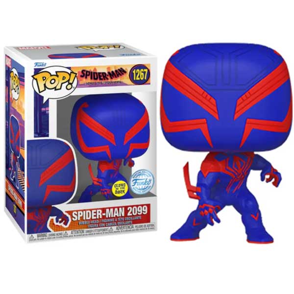 POP! Spider Man Across the Spider Verse Spider Man (Marvel) Special Edition (Glows in The Dark)