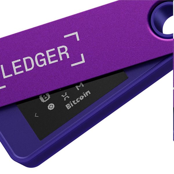 Ledger Nano S Plus hardvérová peňaženka na kryptomeny, amethyst purple