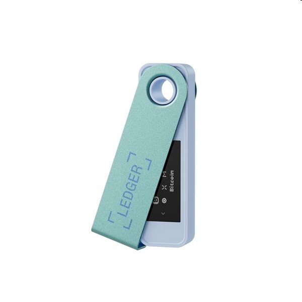 Ledger Nano S Plus hardvérová peňaženka na kryptomeny, pastel green