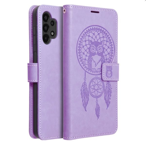 Knižkové puzdro MEZZO Book dreamcatcher pre Xiaomi Redmi Note 12S, fialová