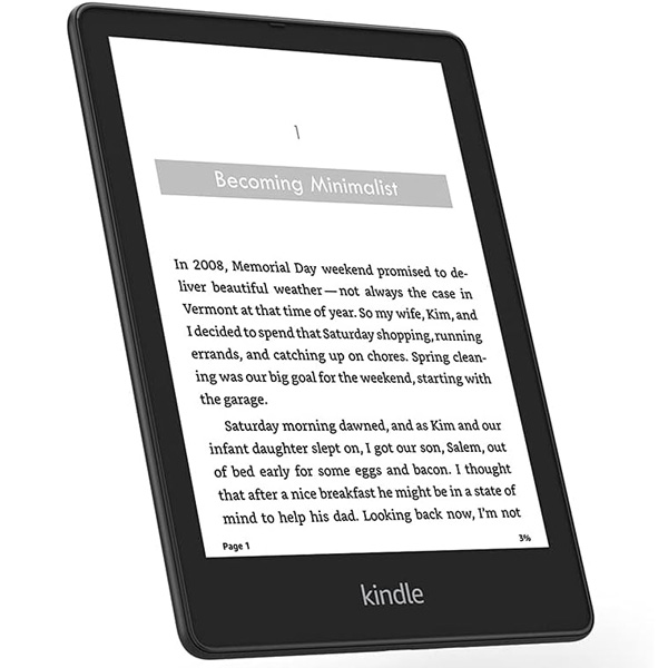 Čítačka kníh Amazon Kindle Paperwhite 5 2021, 6,8" 16 GB E-ink displej, WiFi, čierna, bez reklám