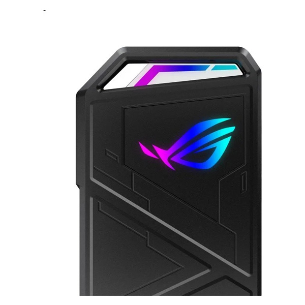 ASUS ROG STRIX ARION LITE SSD NVME AURA obal, USB-C 3.2, M.2 NVMe SSD kovový box, dĺžka 30-80 mm, AURA RGB