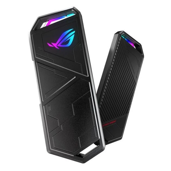 ASUS ROG STRIX ARION LITE SSD NVME AURA obal, USB-C 3.2, M.2 NVMe SSD kovový box, dĺžka 30-80 mm, AURA RGB