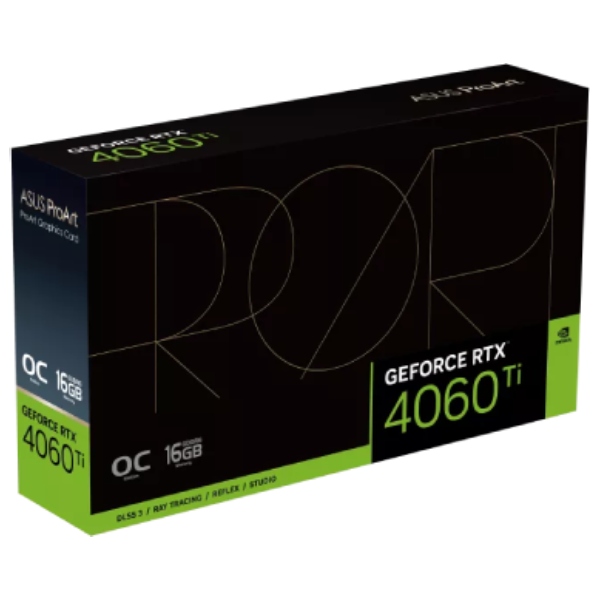 Grafická karta ASUS ProArt GeForce RTX 4060 Ti, OC, 16 GB, GDDR6