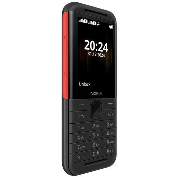 Nokia 5310 DS 2024, červeno-čierna