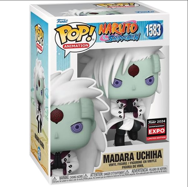 POP! Animation: Madara Uchicha (Naruto Shippuden) Limited Edition Entertainment Expo Shared Exclusive